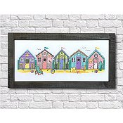 Tiny Modernist - Little Beach Huts - Summer Chart THUMBNAIL