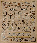 Queenstown Sampler Designs - Mary Hornor 1772 THUMBNAIL