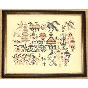 Queenstown Sampler Designs - Mexican Sampler c1850 THUMBNAIL
