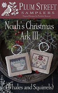 Plum Street Samplers - Noah's Christmas Ark III - Whales and Squirrels MAIN