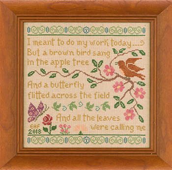 Elizabeth's Designs - Brown Bird Sampler MAIN