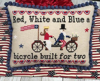Needle Bling Designs - Bicycle Built For 2 MAIN