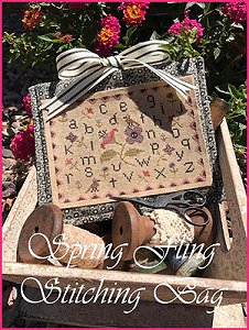 The Scarlett House - Spring Fling Stitching Bag MAIN