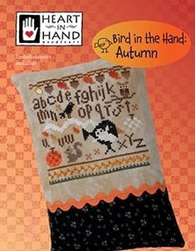 Heart In Hand Needleart - Bird in the Hand - Autumn MAIN