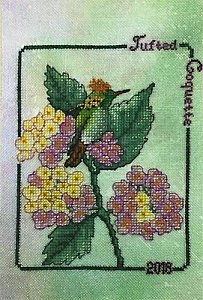 Crossed Wing Collection - Commemorative Hummingbirds of the World 2018 - Tufted Coquette MAIN