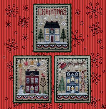 Waxing Moon Designs - Christmas House Trio MAIN