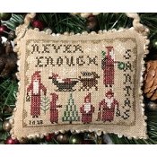 Homespun Elegance - 2018 Santa Ornament - Never Enough Santas THUMBNAIL