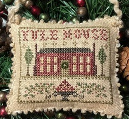 Homespun Elegance - 2018 Sampler Ornament - Yule House MAIN