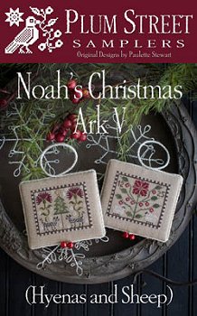 Plum Street Samplers - Noah's Christmas Ark V - Hyenas and Sheep MAIN