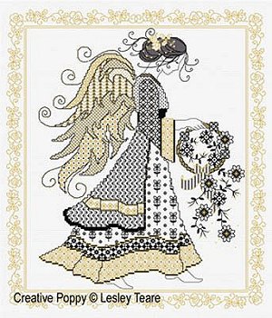 Lesley Teare - Blackwork Angel MAIN