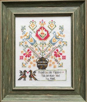 Rosewood Manor - Friends Are Like Flowers (with threads) SM-002 MAIN