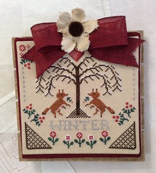 Annie Beez Folk Art - Sheltering Tree - Winter MAIN