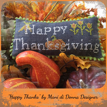 Mani Di Donna - Happy Thanks Pillow MAIN