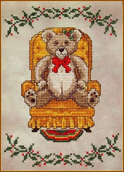 Cross-Point Designs - Christmas Teddy MAIN