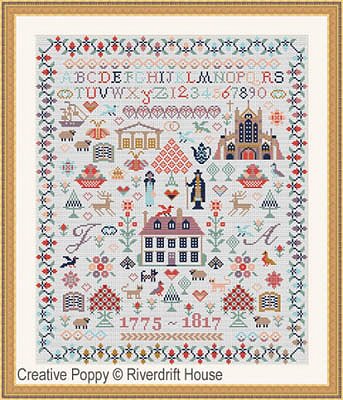 riverdrift house cross stitch riverdrift house jane austen sampler