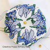Faby Reilly Designs - Iris Biscornu THUMBNAIL