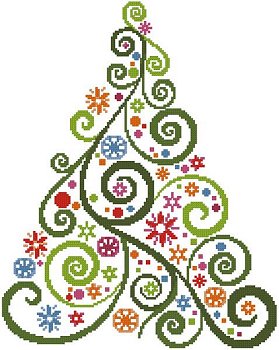 Artecy Cross Stitch - Abstract Christmas Tree MAIN