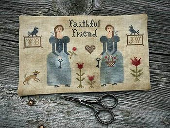 Scattered Seed Samplers - Prairie Sister Scissor Mat MAIN