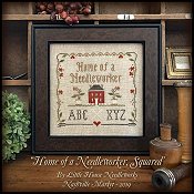 Little House Needleworks - Home of a Needleworker, Squared THUMBNAIL