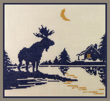 The Stitchworks - Moose Silhouette #2 MAIN