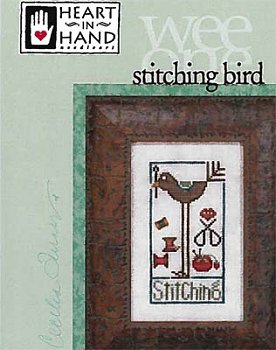 Heart In Hand Needleart - Wee One - Stitching Bird MAIN