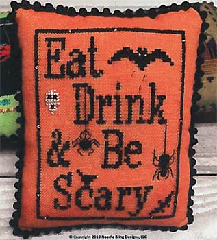 Needle Bling Designs - Eat - Drink - Be Scary (Halloween Mini Series 5 of 7) MAIN