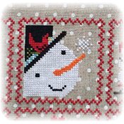 Annie Beez Folk Art - Snowy 9 Patch - Part 2 THUMBNAIL