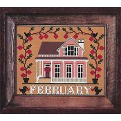 Twin Peak Primitives - I'll Be Home Series - February Cottage THUMBNAIL