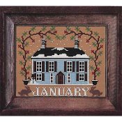Twin Peak Primitives - I'll Be Home Series - January Cottage THUMBNAIL