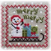 Annie Beez Folk Art - Snowy 9 Patch - Part 3 THUMBNAIL