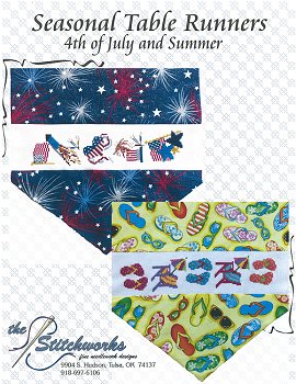 The Stitchworks - Seasonal Table Runners - 4th of July and Summer MAIN