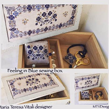 MTV Designs - Home Collection - Feeling in Blue Sewing Box MAIN
