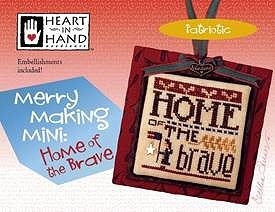 Heart In Hand Needleart - Merry Making Mini - Home Of The Brave MAIN