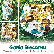 Tiny Modernist - Genie Biscornu THUMBNAIL