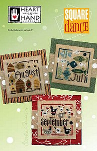 Heart In Hand Needleart - Square Dance (July-August-September)) MAIN