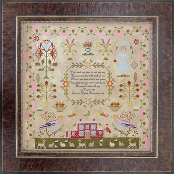 Hands Across The Sea Samplers - Hannah Coates 1848 MAIN