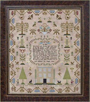 Hands Across The Sea Samplers - Mary Lea 1793 MAIN