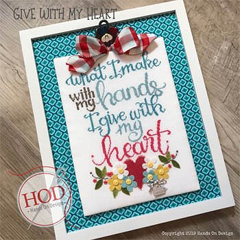 Hands On Design - Give With My Heart MAIN