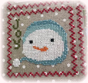 Annie Beez Folk Art - Snowy 9 Patch - Part 7 MAIN