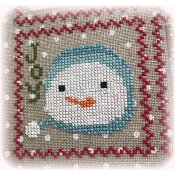 Annie Beez Folk Art - Snowy 9 Patch - Part 7 THUMBNAIL