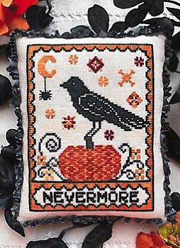 Luminous Fiber Arts - A Raven's Reply MAIN