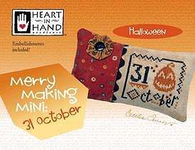 Heart In Hand Needleart - Merry Making Mini - 31 October MAIN