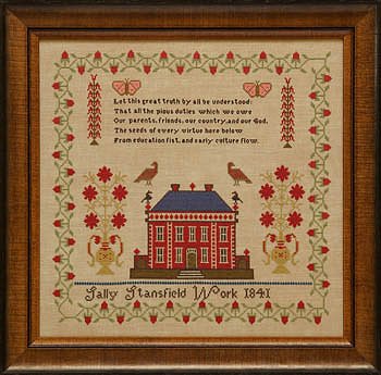 Hands Across The Sea Samplers - Sally Stansfield 1841 MAIN