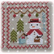 Annie Beez Folk Art - Snowy 9 Patch - Part 9 THUMBNAIL