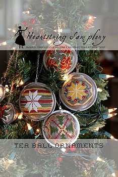 Heartstring Samplery - Tea Ball Ornaments MAIN