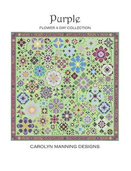 Carolyn Manning Designs - Flower A Day Collection - Purple MAIN