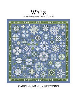 Carolyn Manning Designs - Flower A Day Collection - White MAIN