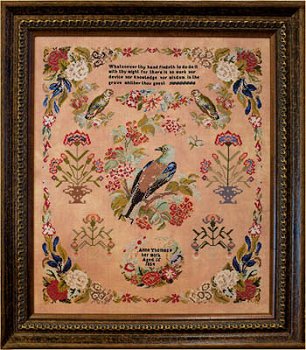 Hands Across The Sea Samplers - Anne Thomas 1854 MAIN
