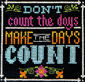 Tiny Modernist - Words To Live By - Part 12 - Make the Days Count MAIN