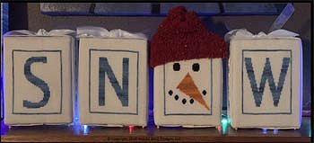 Needle Bling Designs - Frosty's Snow MAIN